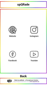 Social media integration via ThankQR – connect your restaurant or takeaway with customers online using upQrade